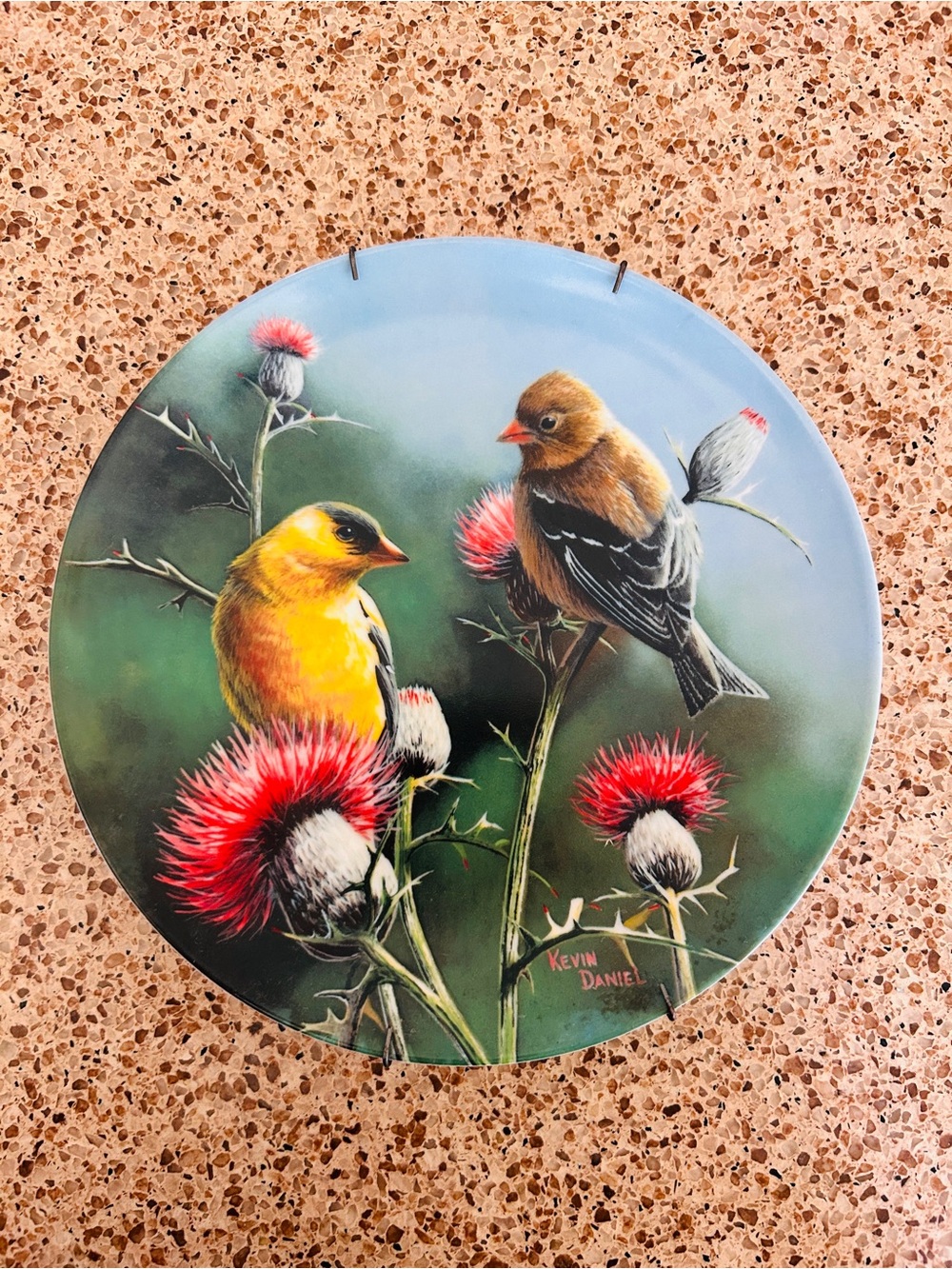 The Goldfinch 1987 Vintage Collector Plate